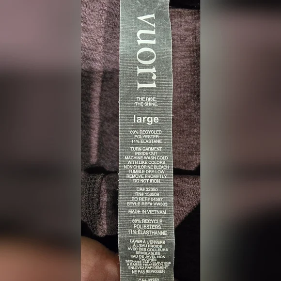 Vuori Womens Performance Joggers In a Burgundy Color Size Large - Picture 7 of 8